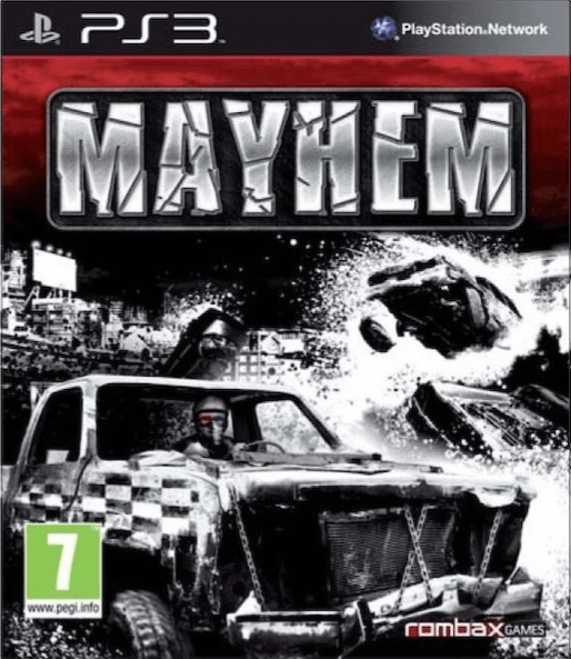 Mayhem 3D box art for Playstation 3
